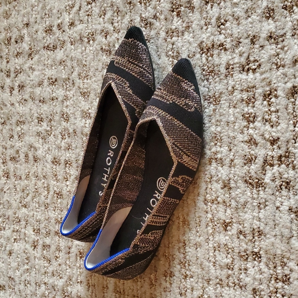 Rothy's Gold Shimmer Points